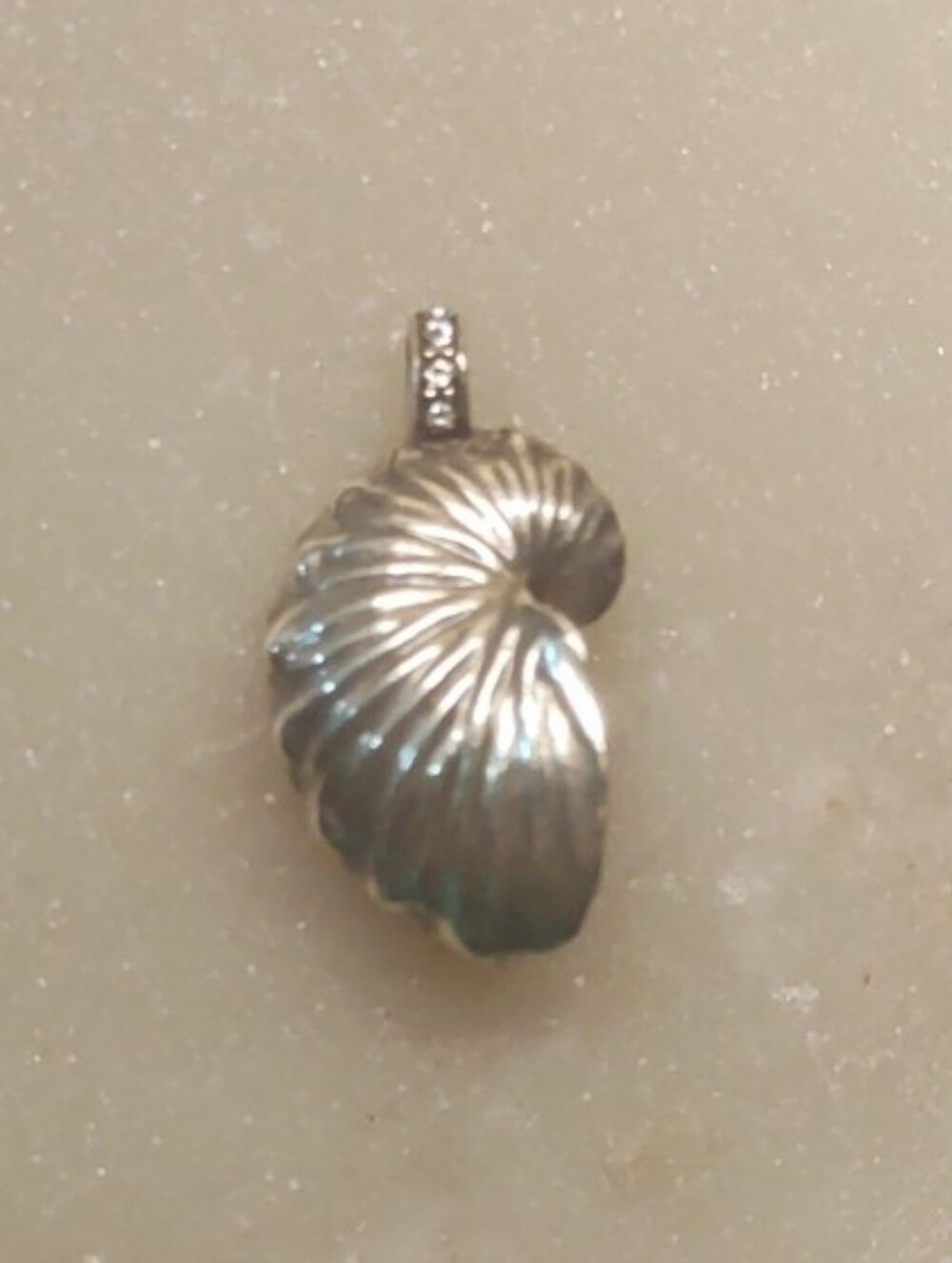 NEW! Brighton Nautilus Pendant Charm Shells Around The World Collection - Rare!